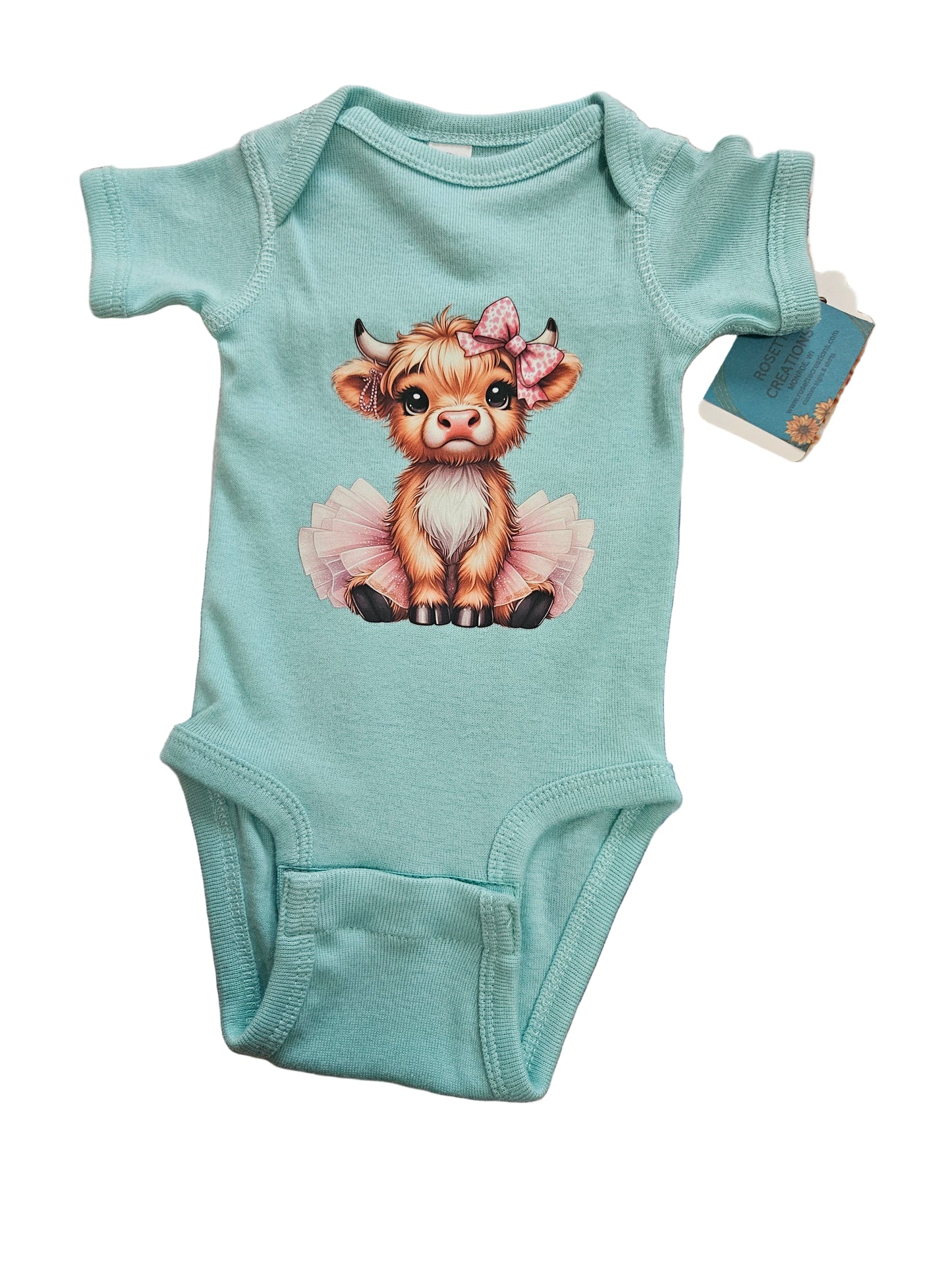 Girls' Highland Cow Top