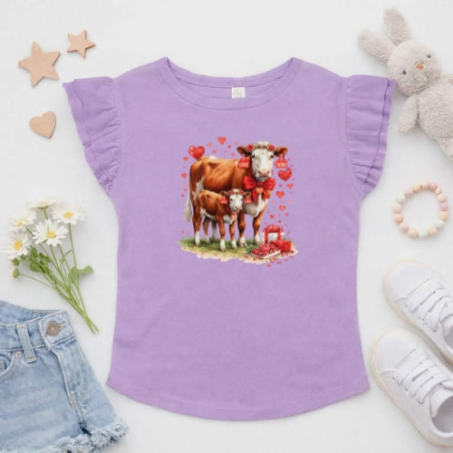 Herford Love Flutter Sleeve T-Shirt