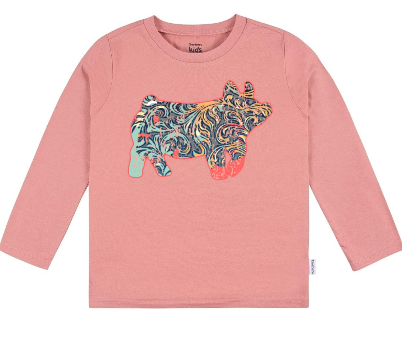 Western Pig Siloutte Longsleeve