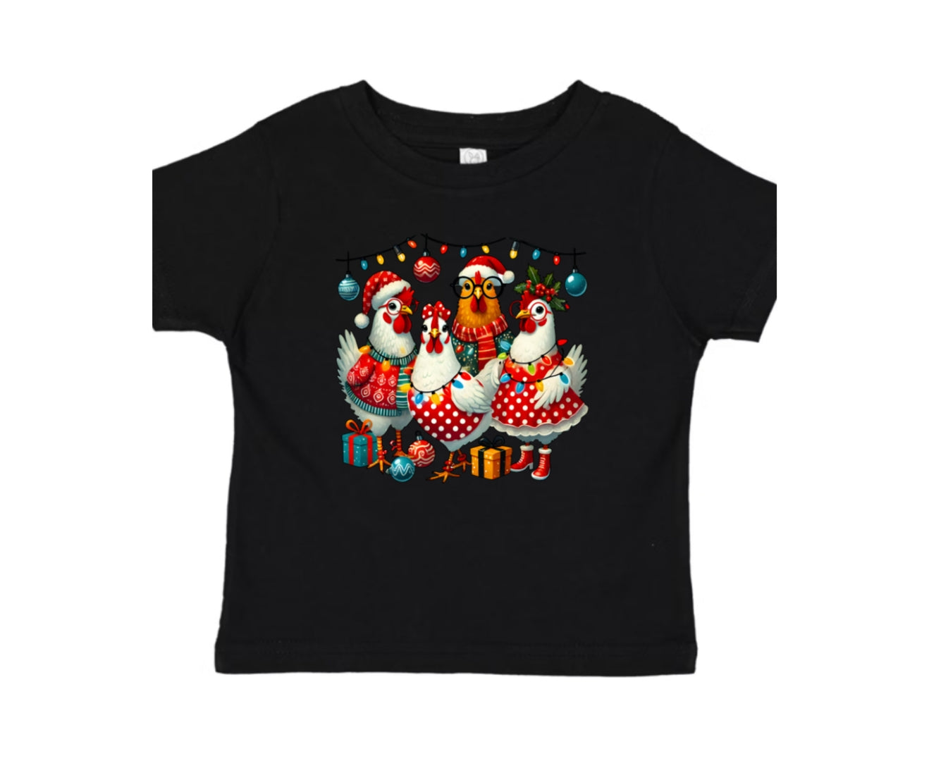 Christmas Chicken Longsleeve or T-Shirt