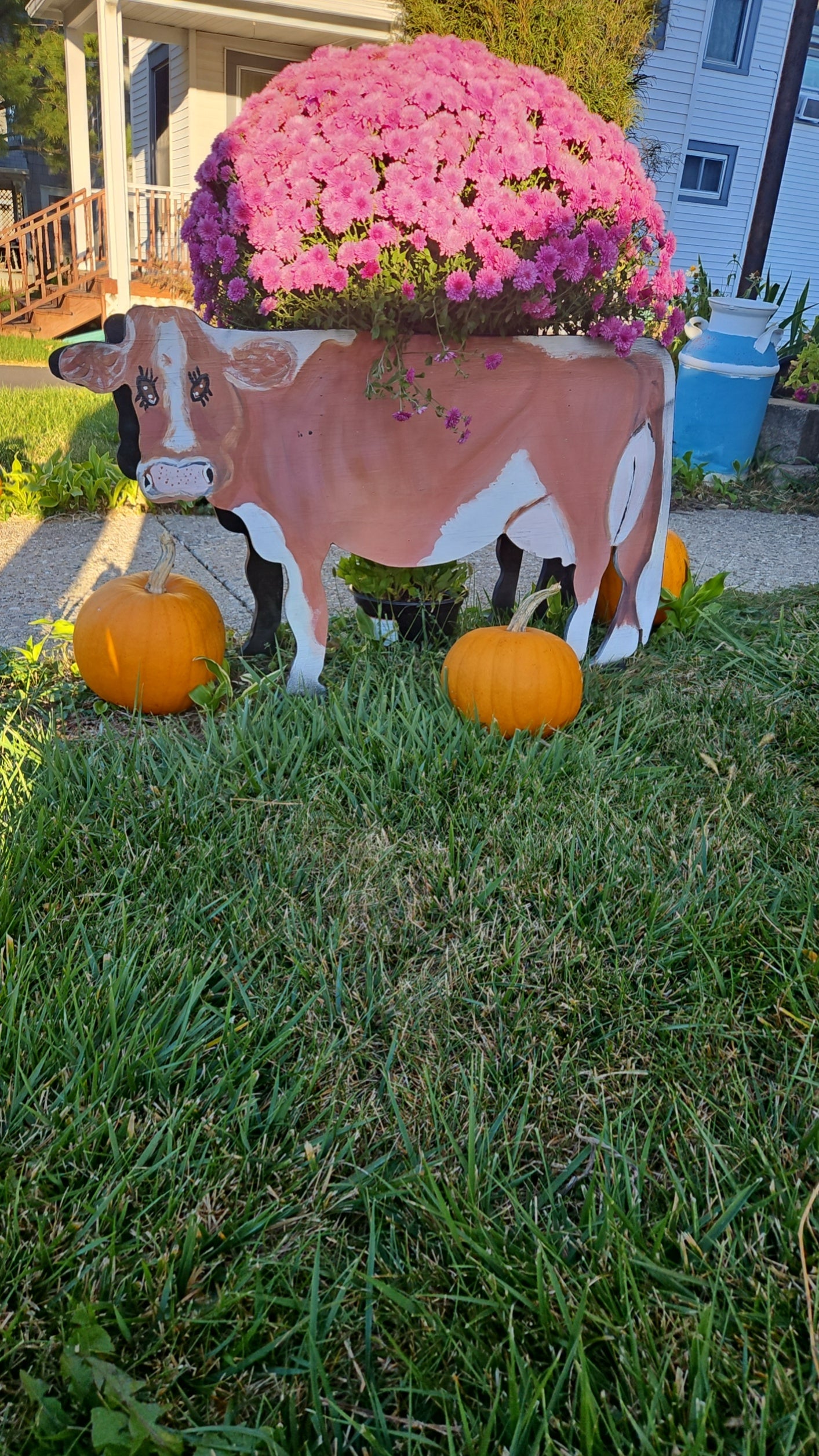 Wood Crafted Flower Pots