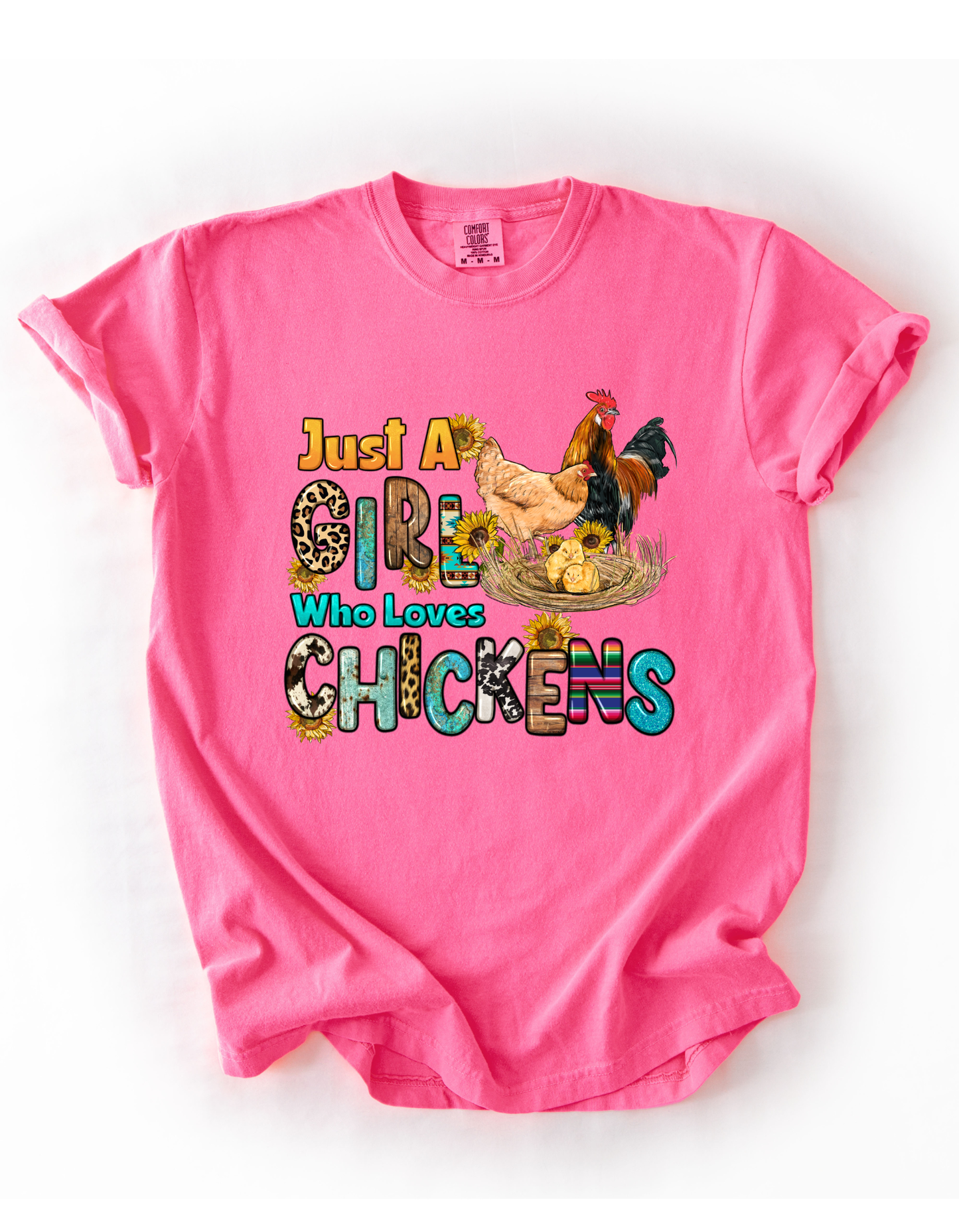 Just A Girl Who Loves Chicken, Pink