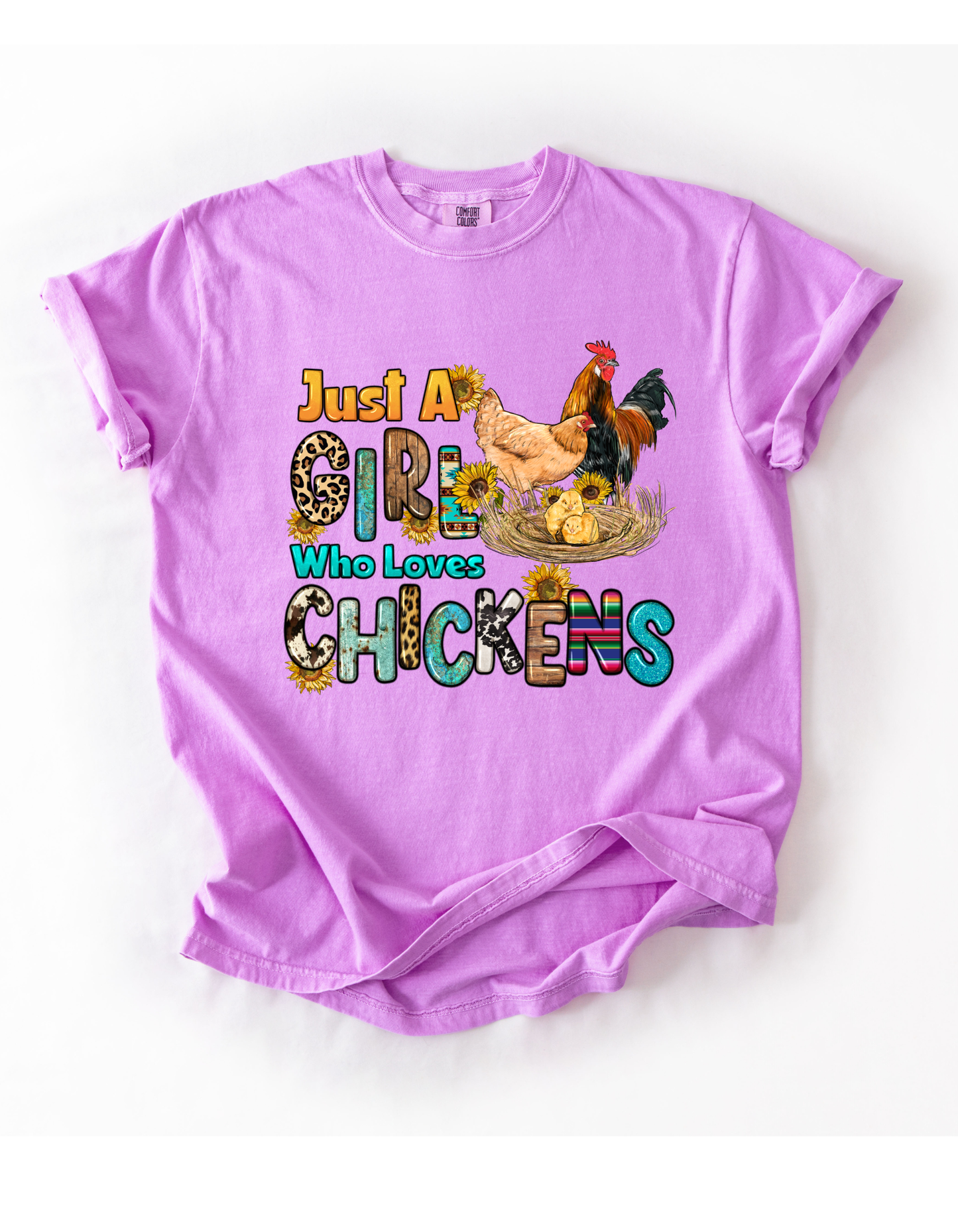 Just A Girl Who Loves Chicken, Purple