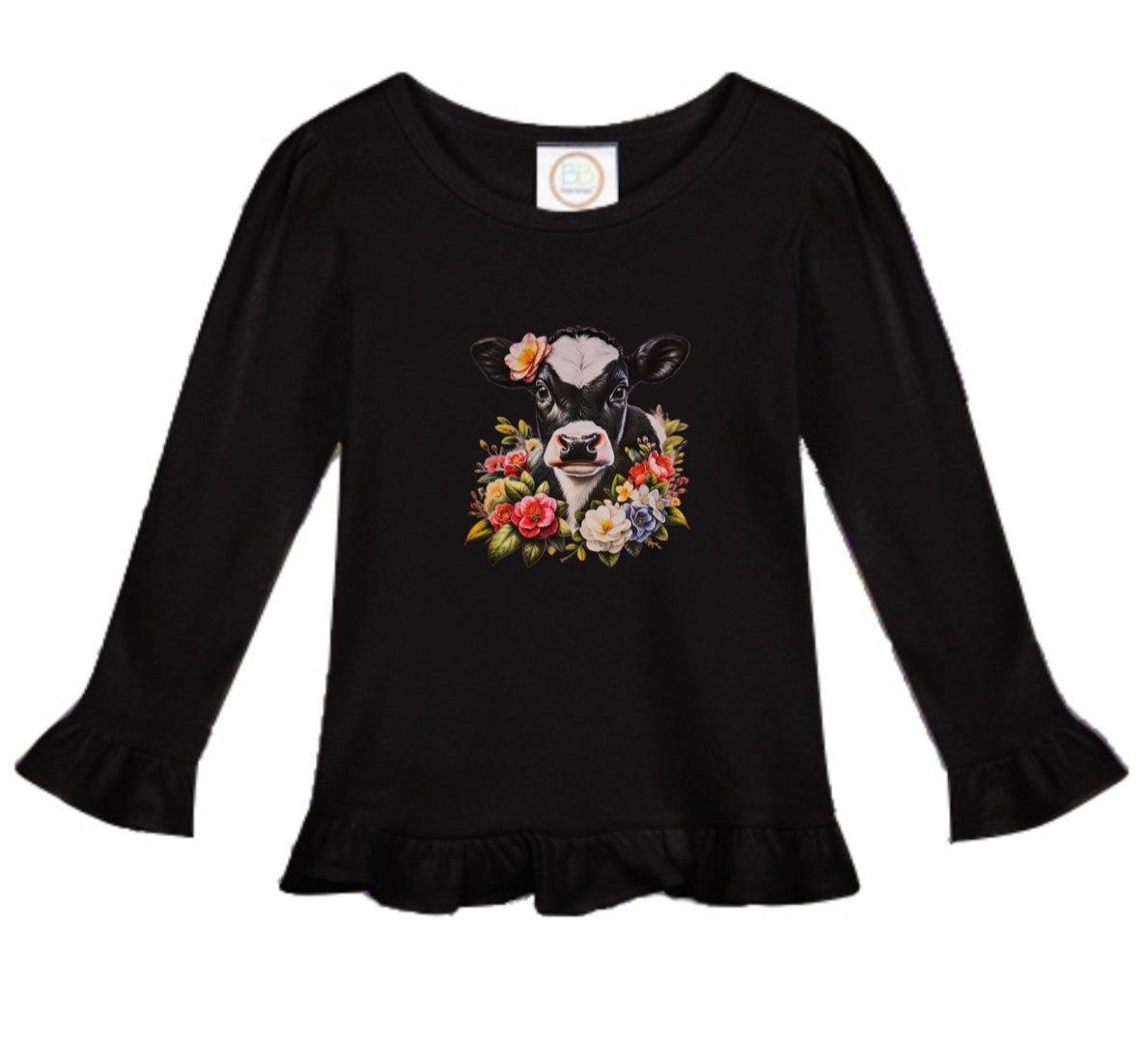 Holstein Calf Flutter Longsleeve