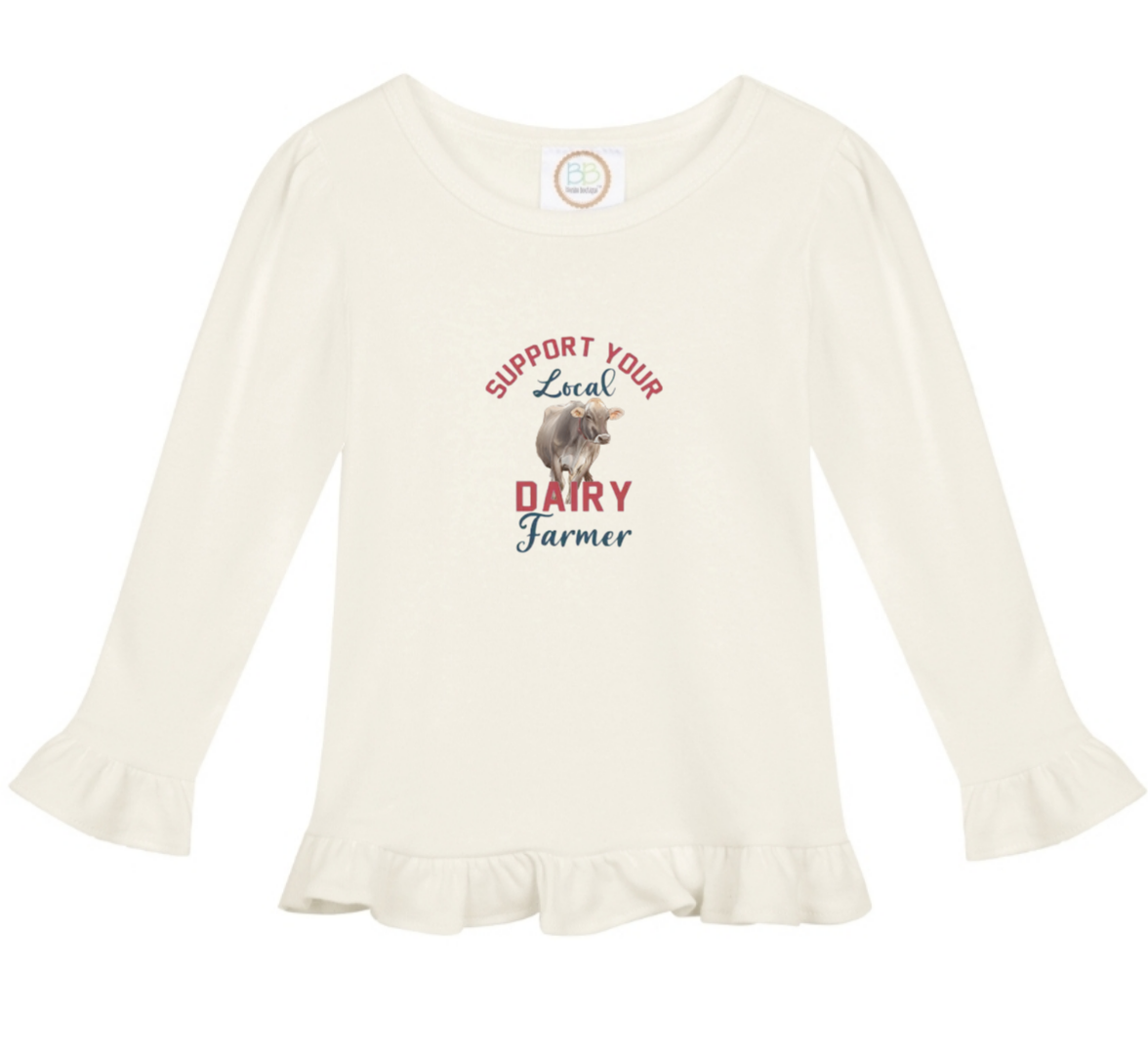 Support Your Local Dairy Farmer Longsleeve