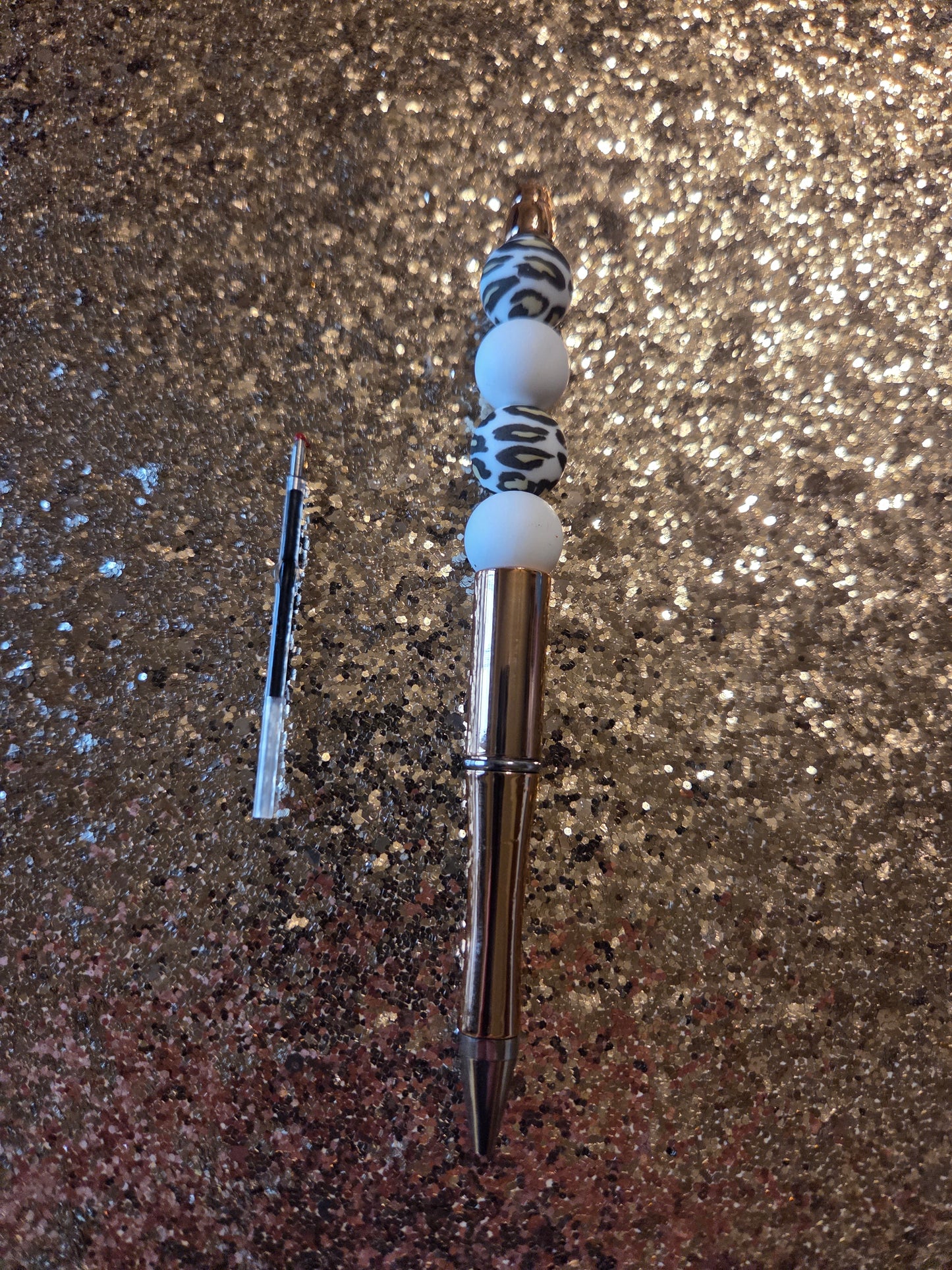 Cheetah Print Pen with one Ink Refill