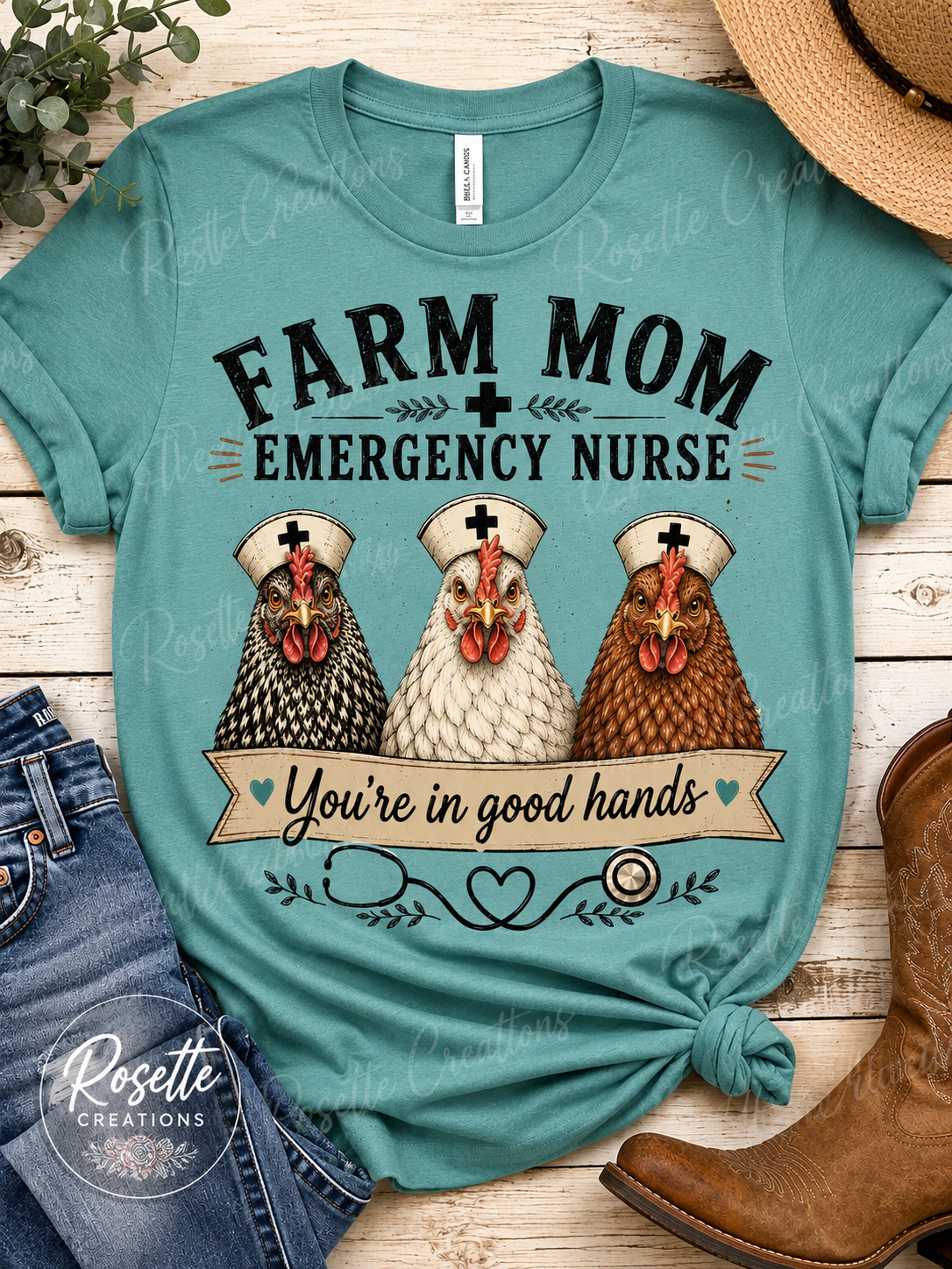 Nurse Farm Mom Shirt