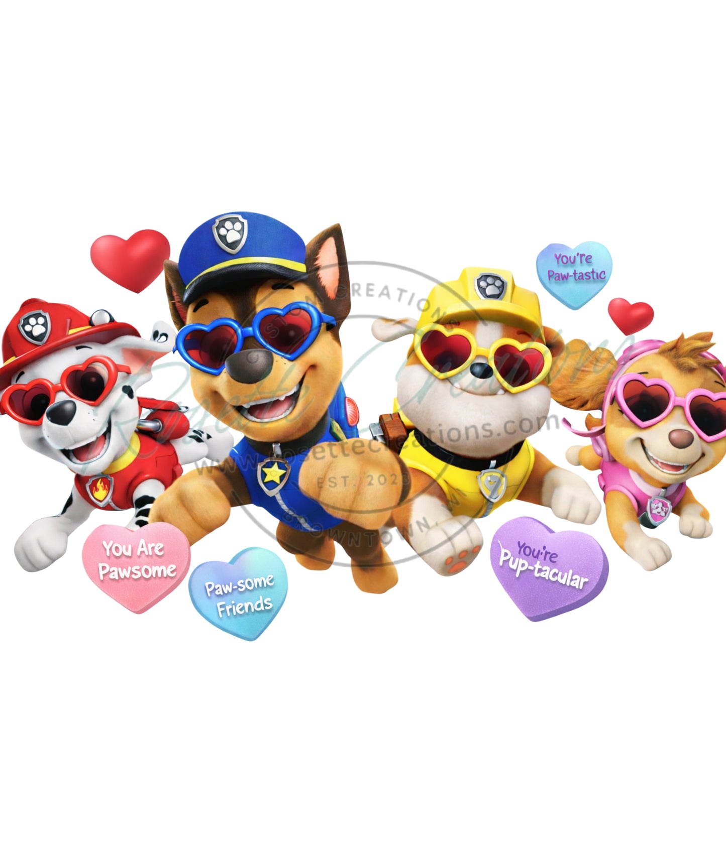 Paw Patrol Valentine Shirt