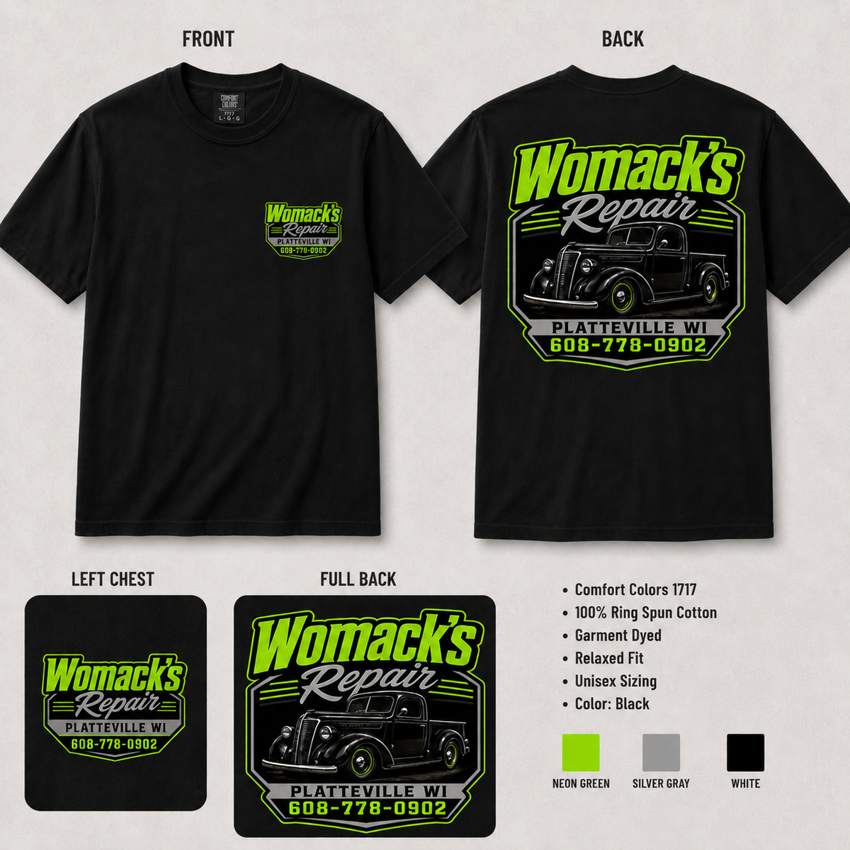 Womack's Repair T-Shirts