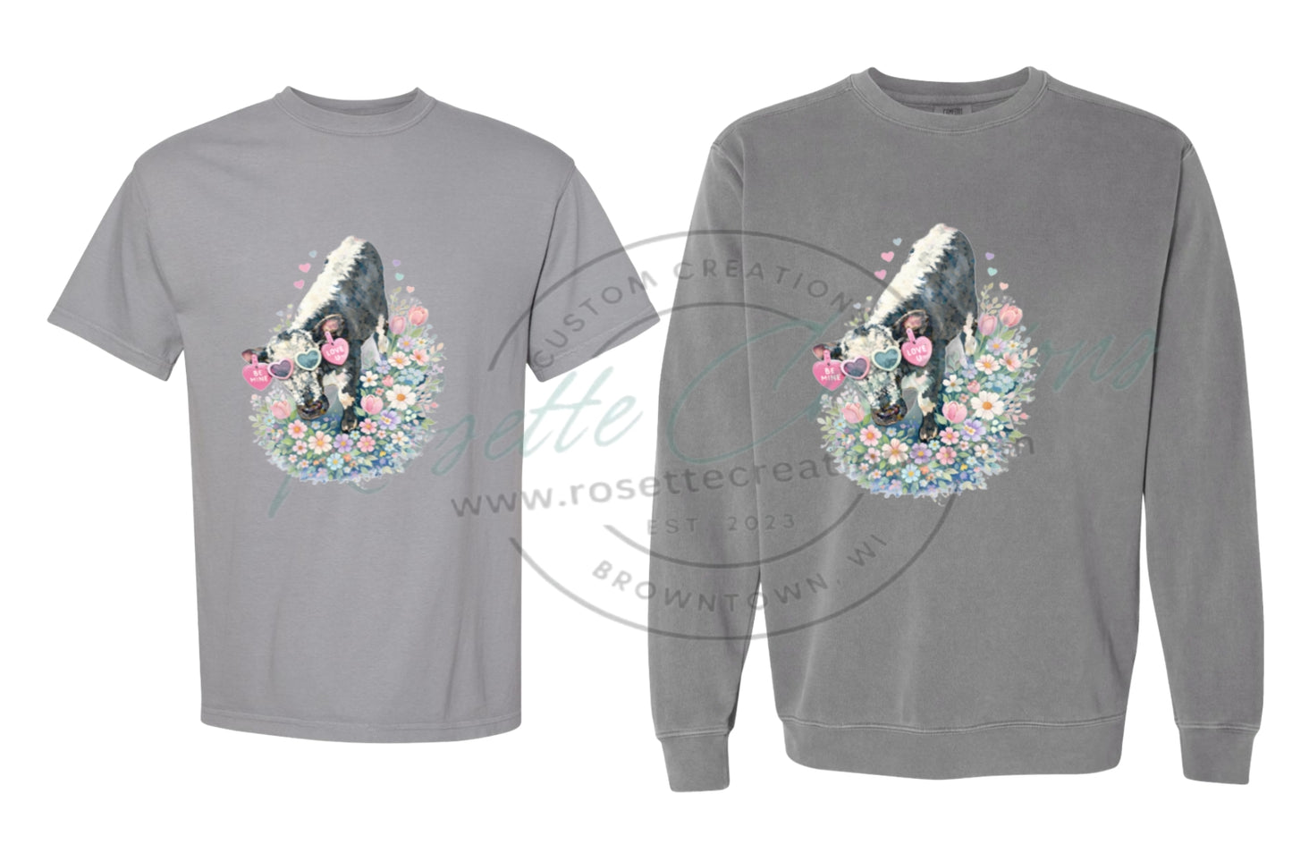 Valentine Cow T / Sweatshirt