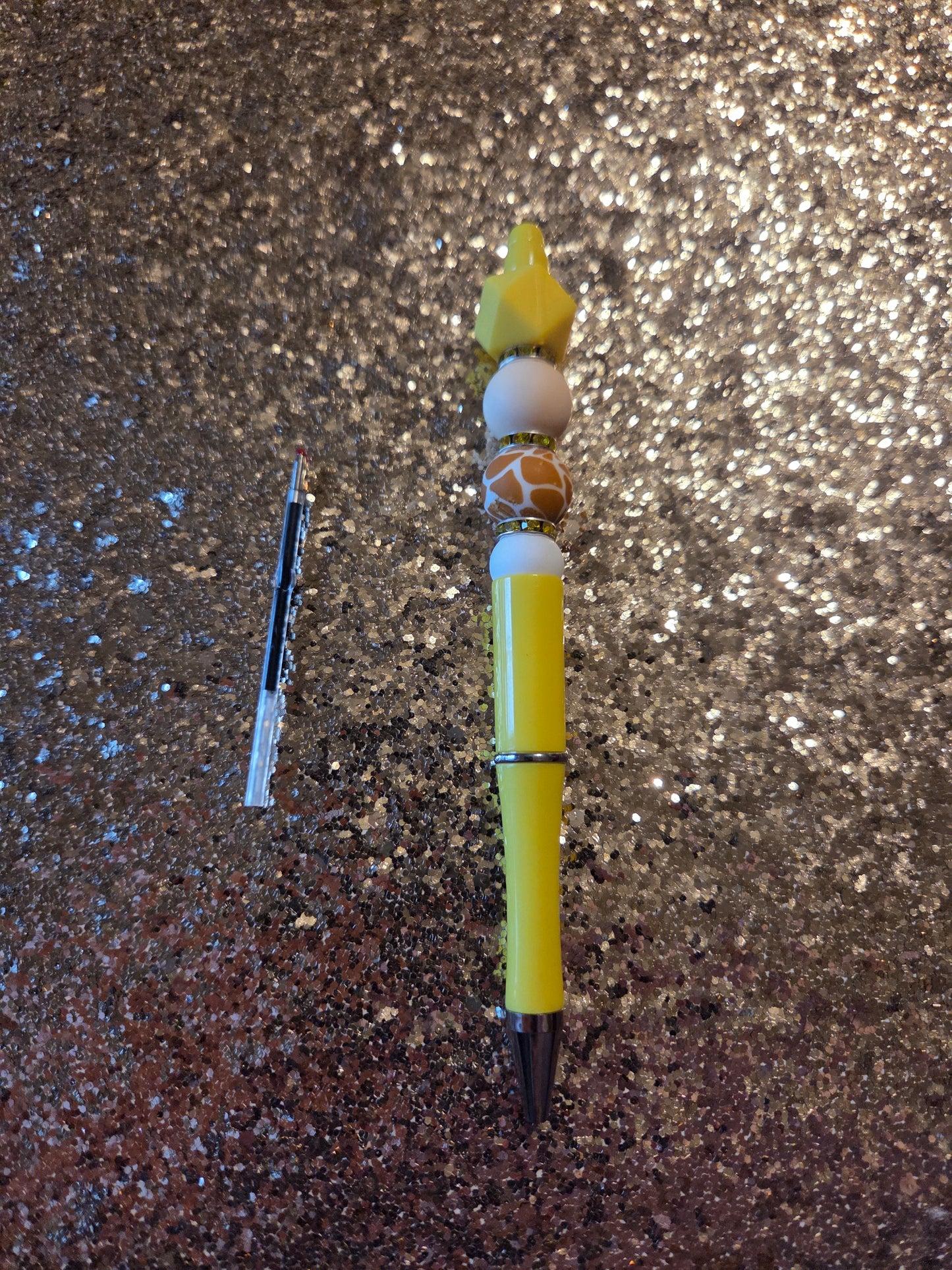 Yellow Pen with one Ink Refill
