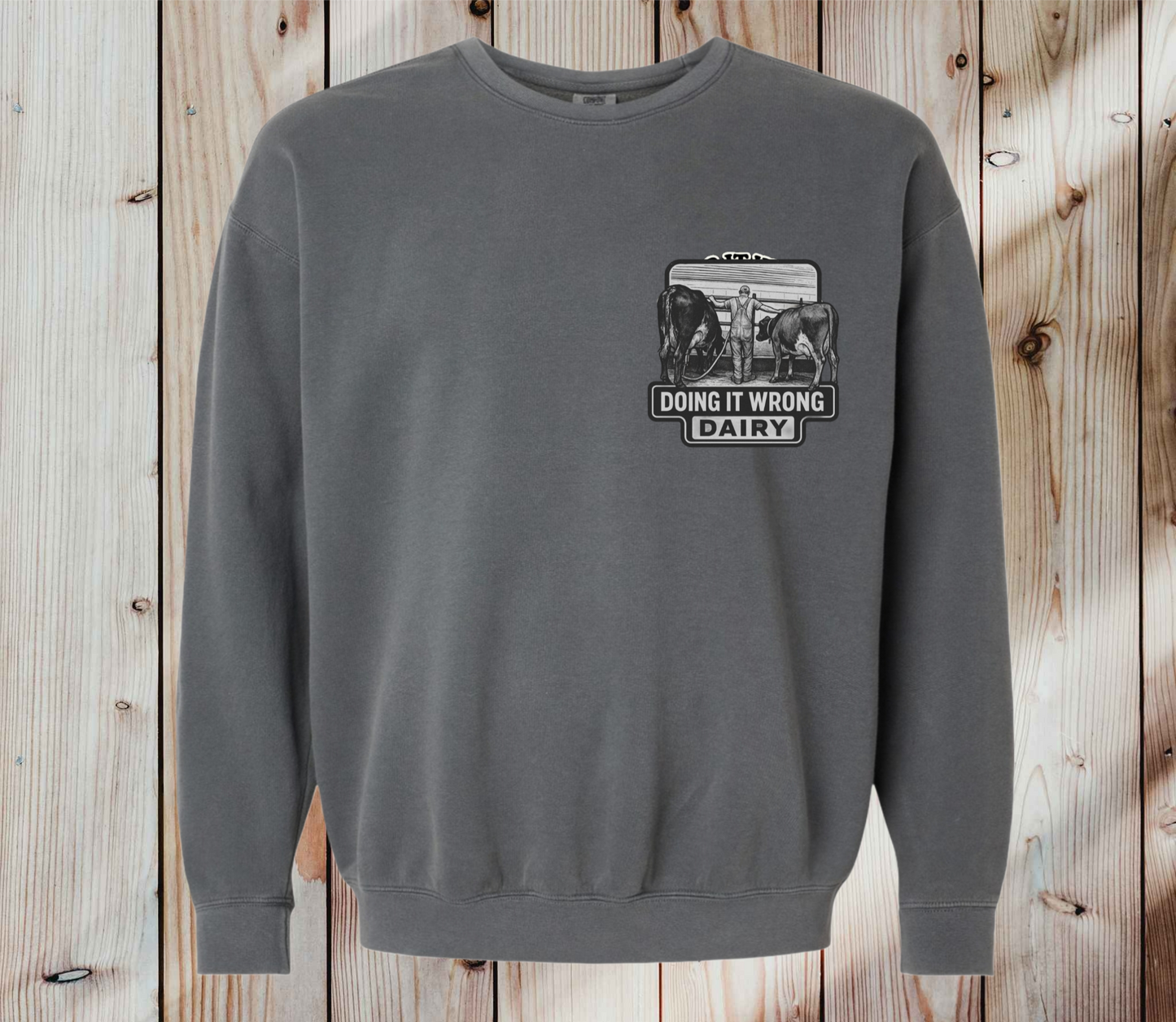 1466 Comfort Colors Lightweight Fleece Crewneck Sweatshirt
