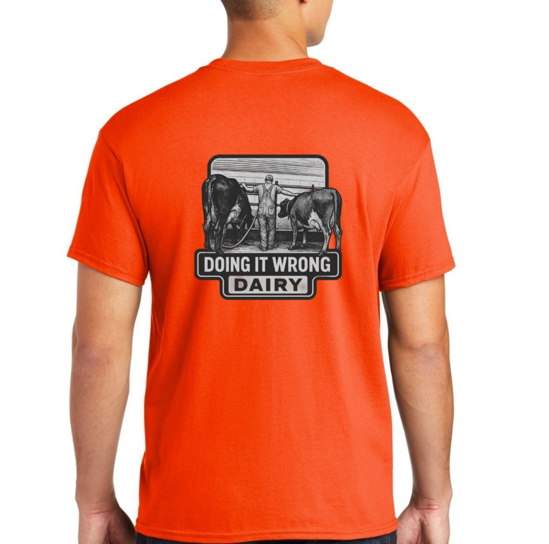 5300 Gildan Heavy Cotton Pocket T-Shirt, Orange