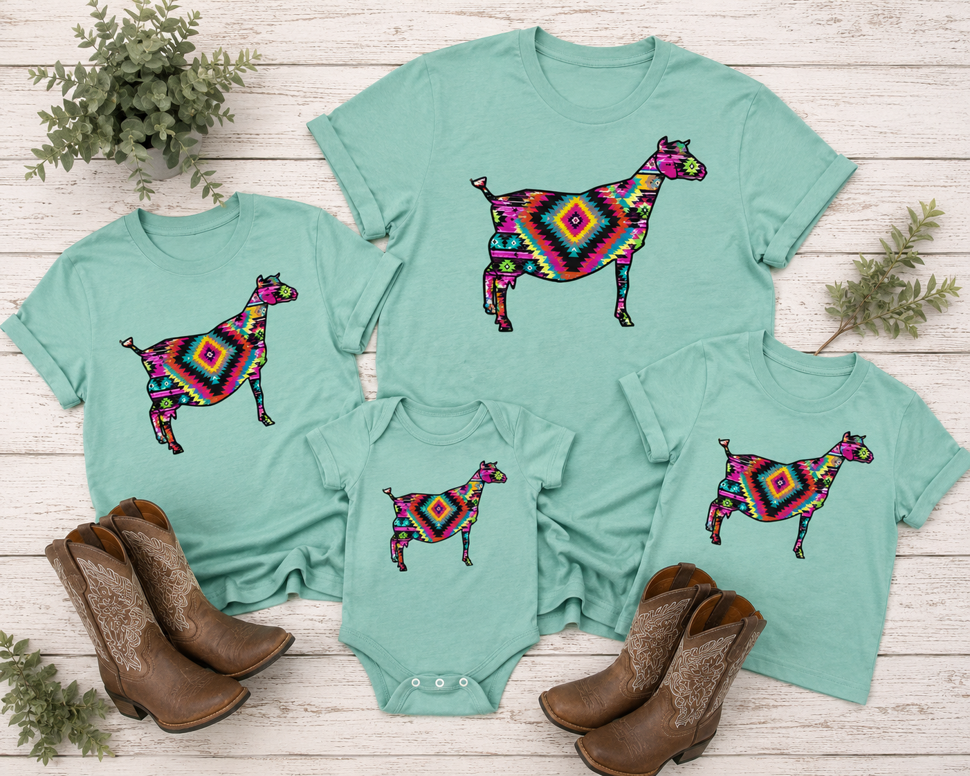 Aztec Dairy Show Goat T-Shirt