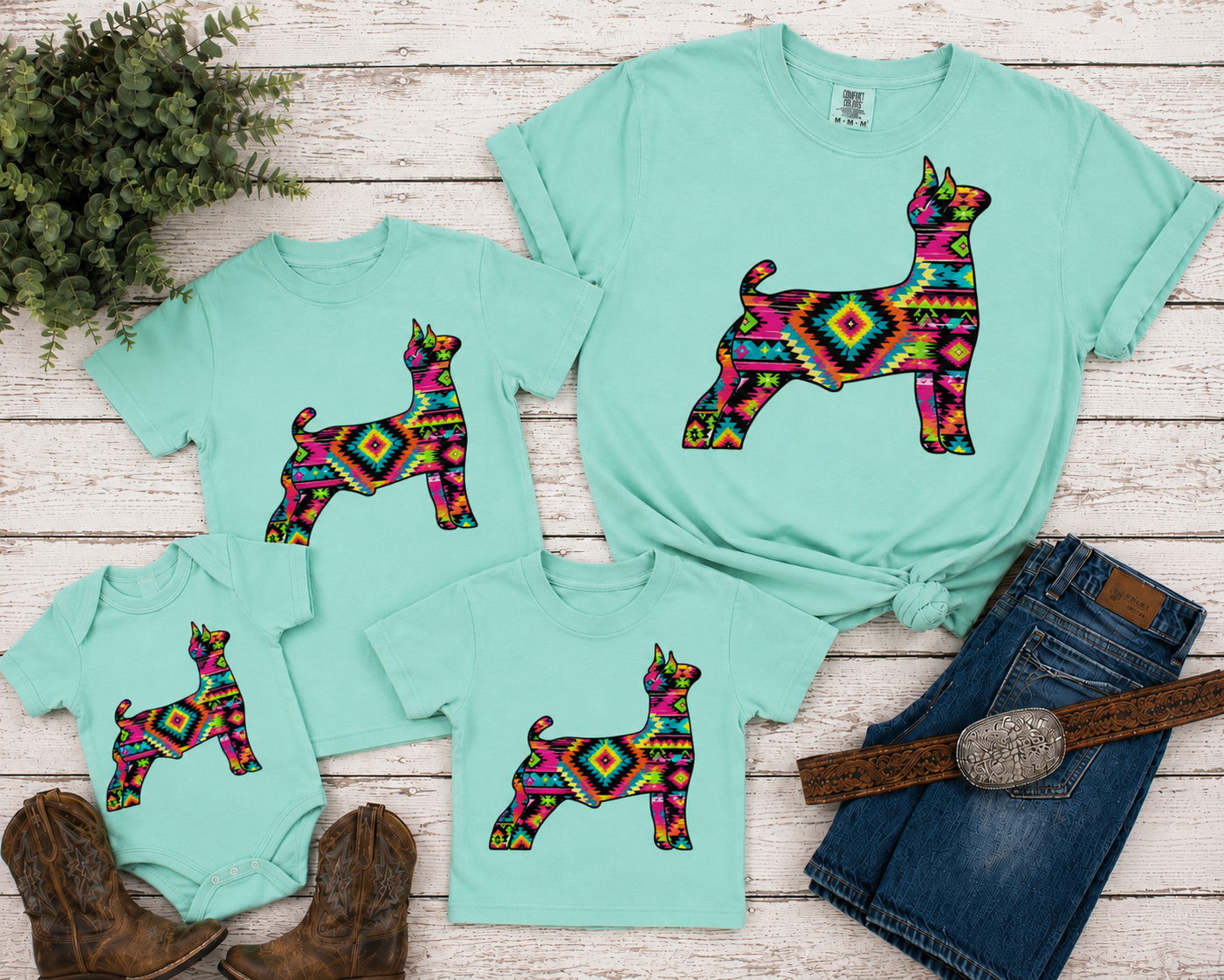 Aztec Show Goat T-Shirt