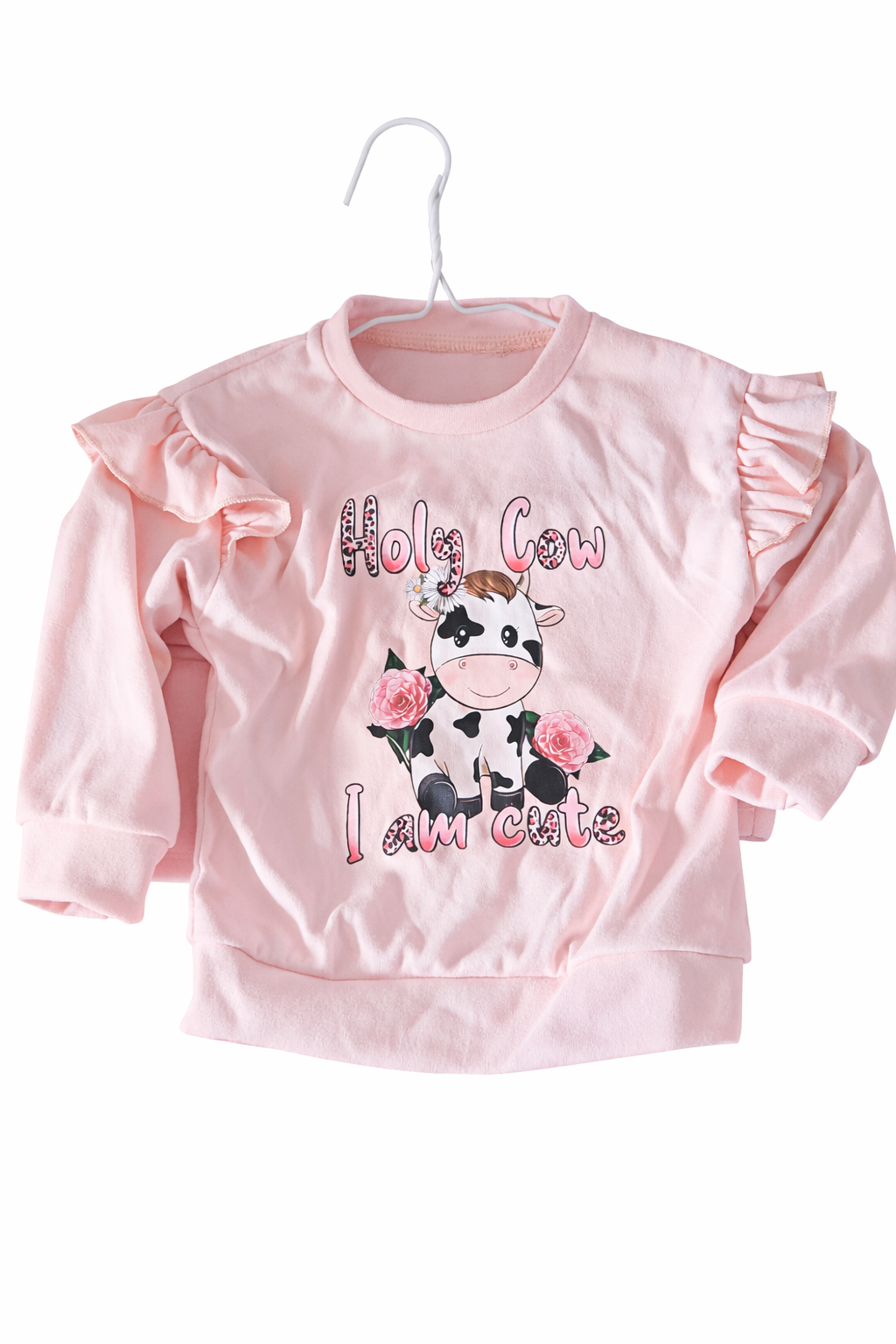Holy Cow I'm Cute, Toddler Flutter Sleeve