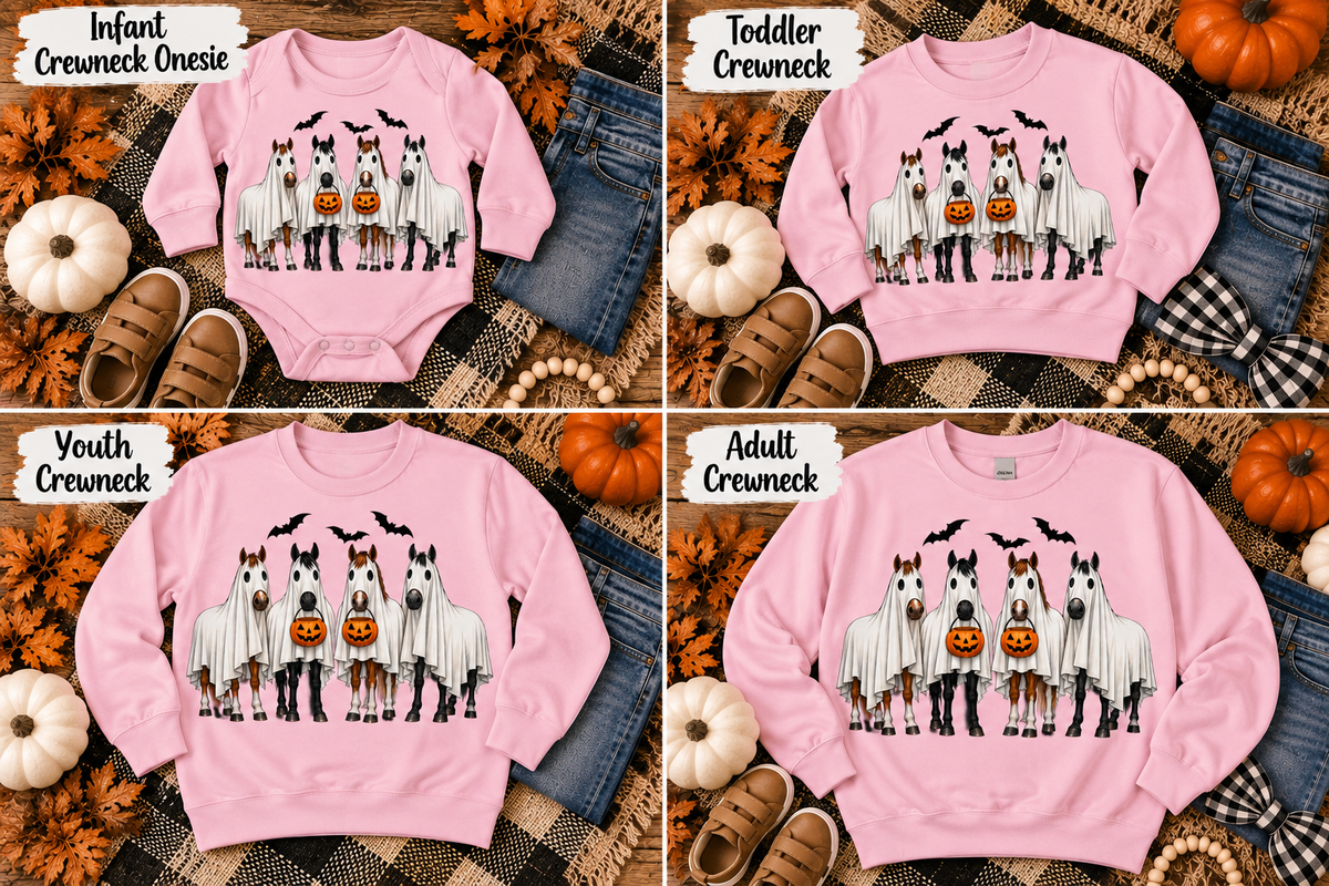 Ghost Horse Top Pink