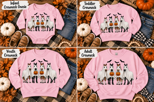 Ghost Horse Top Pink