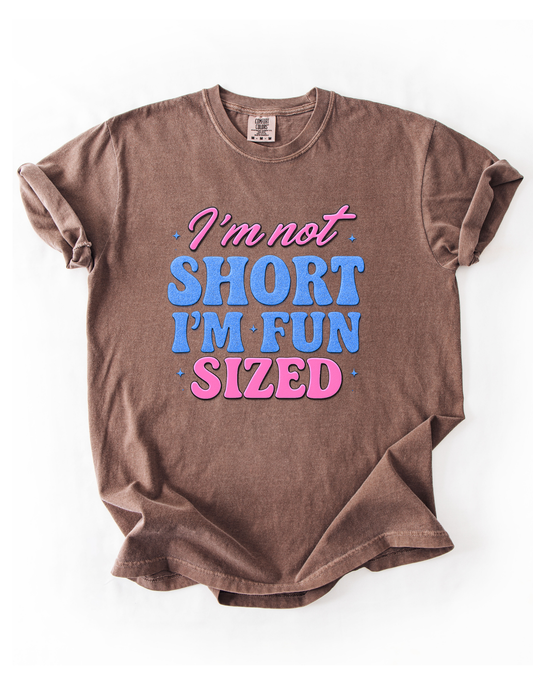 "I'm Not Short I'm Fun Sized" Humor T-Shirt