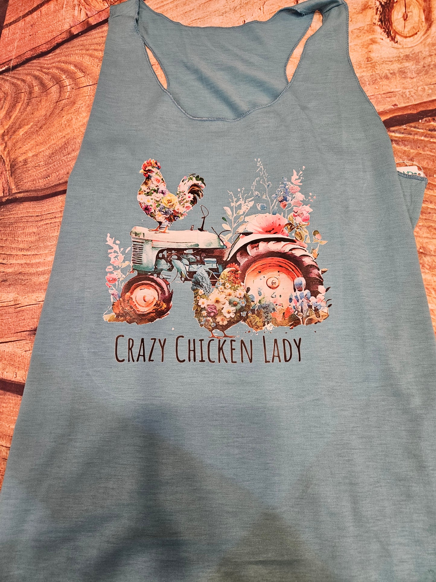 Crazy Chicken Lady Tank