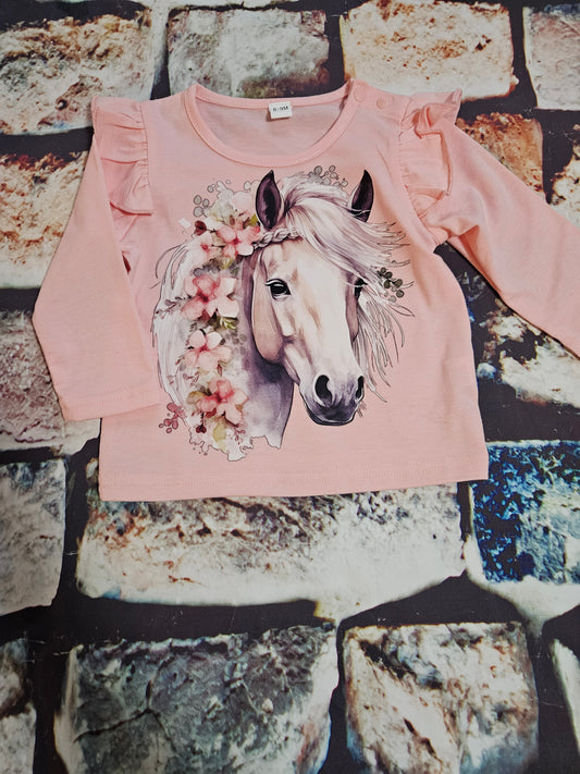 Floral Horse Longsleeve