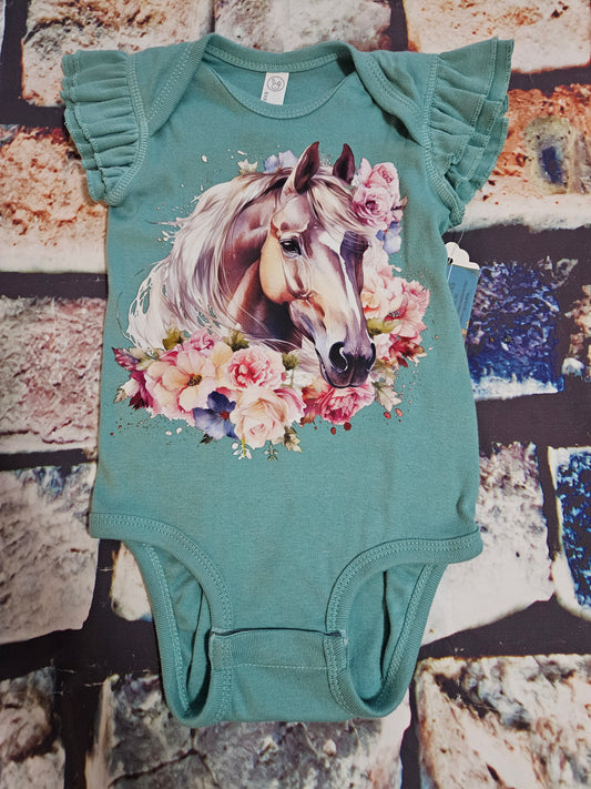 Floral Horse T