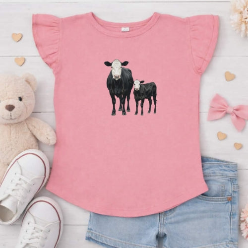 Angus Flutter Sleeve T-Shirt