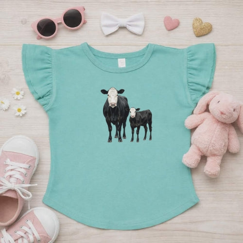Angus Flutter Sleeve T-Shirt