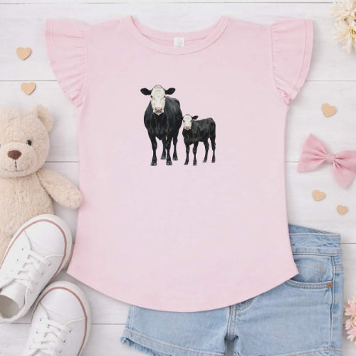 Angus Flutter Sleeve T-Shirt