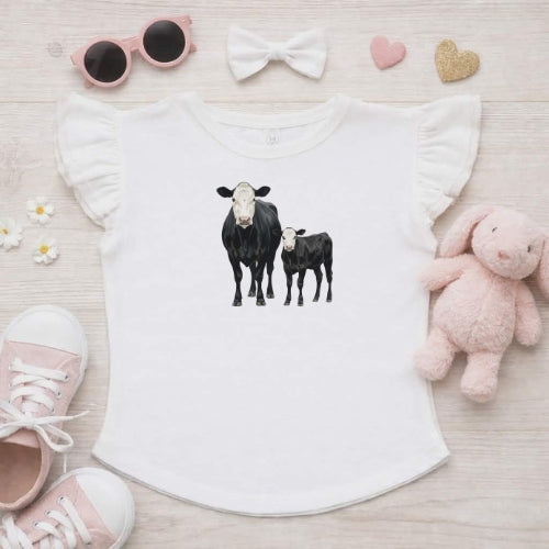 Angus Flutter Sleeve T-Shirt