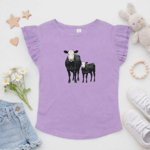 Angus Flutter Sleeve T-Shirt