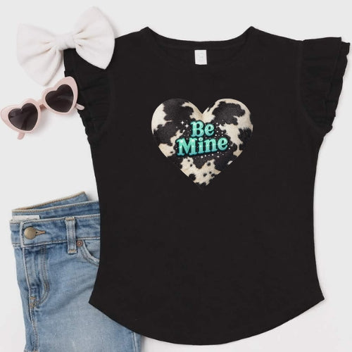 Be Mine Flutter Sleeve T-Shirt