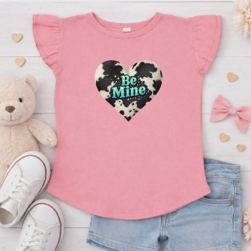 Be Mine Flutter Sleeve T-Shirt