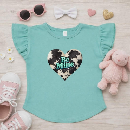 Be Mine Flutter Sleeve T-Shirt