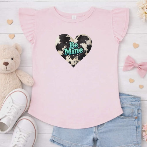 Be Mine Flutter Sleeve T-Shirt