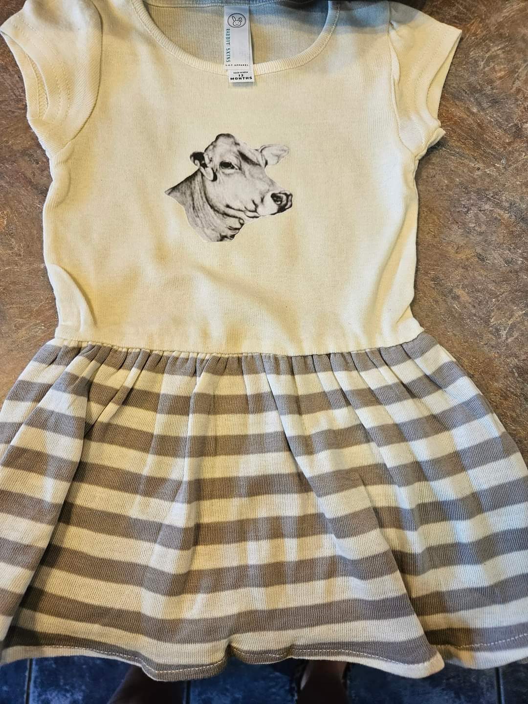 Brown Swiss Cow Dress