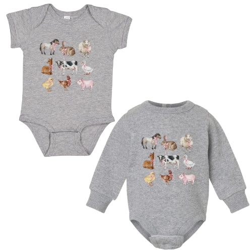 Farm Animals Onesie