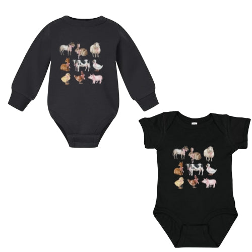 Farm Animals Onesie