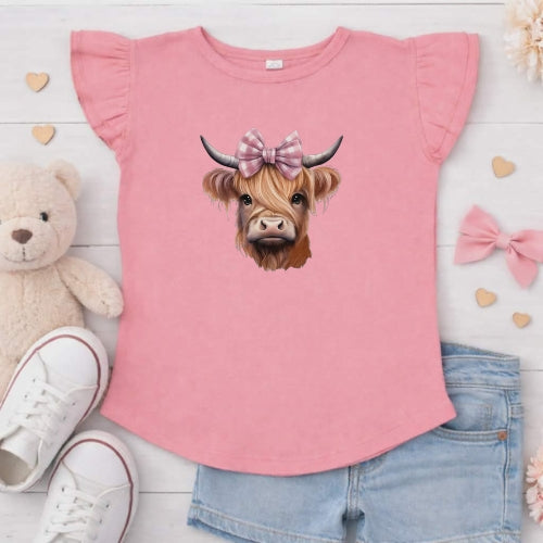 Highland Flutter Sleeve T-Shirt