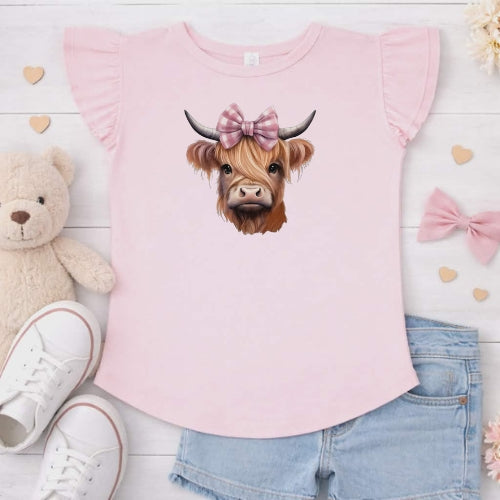 Highland Flutter Sleeve T-Shirt