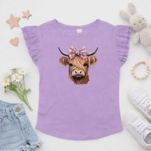 Highland Flutter Sleeve T-Shirt