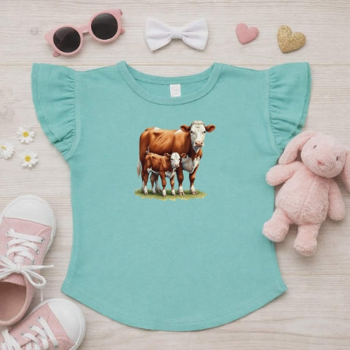 Herford Flutter Sleeve T-Shirt