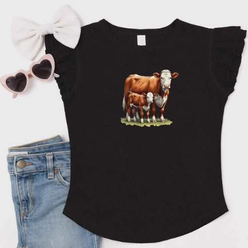 Herford Flutter Sleeve T-Shirt