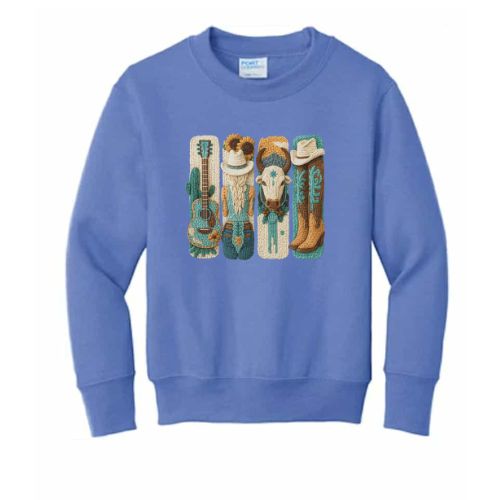 Western Crewneck- Youth