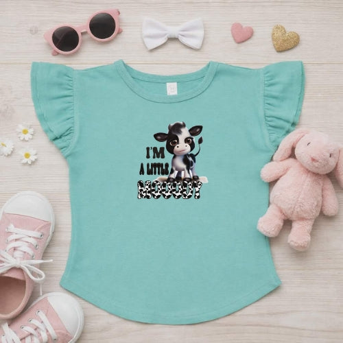 I'm A Little Moody Flutter Sleeve T-Shirt
