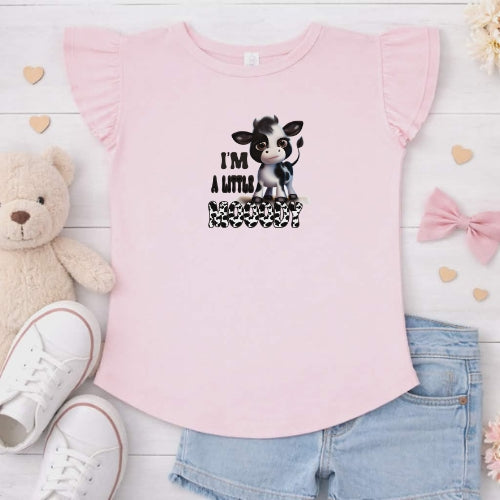 I'm A Little Moody Flutter Sleeve T-Shirt