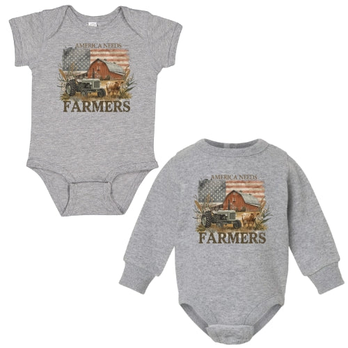America Needs Farmers Onesie