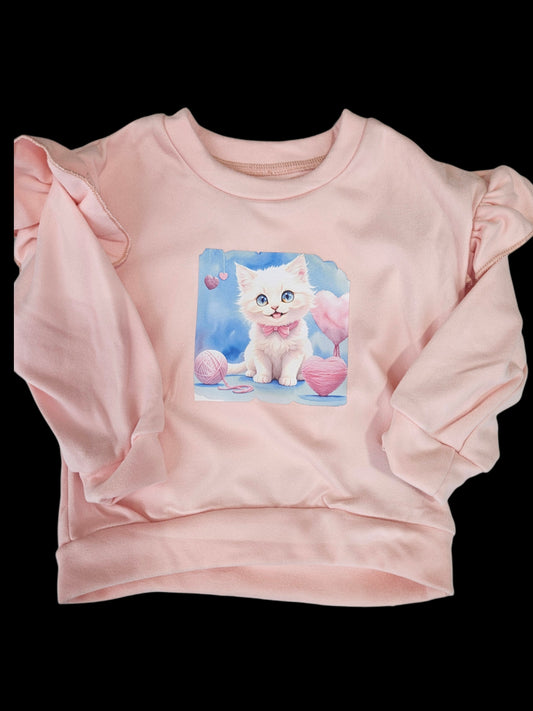 Kitten Flutter Sleeve Sweater