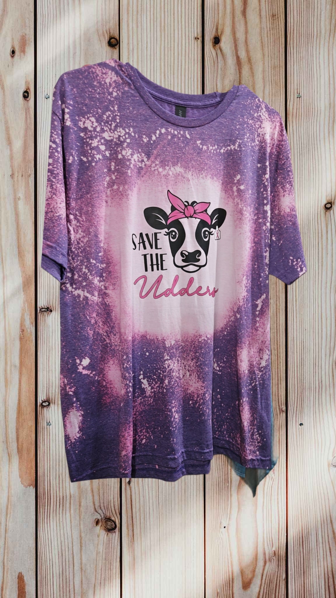 Save The Udders Softstyle Bleached T