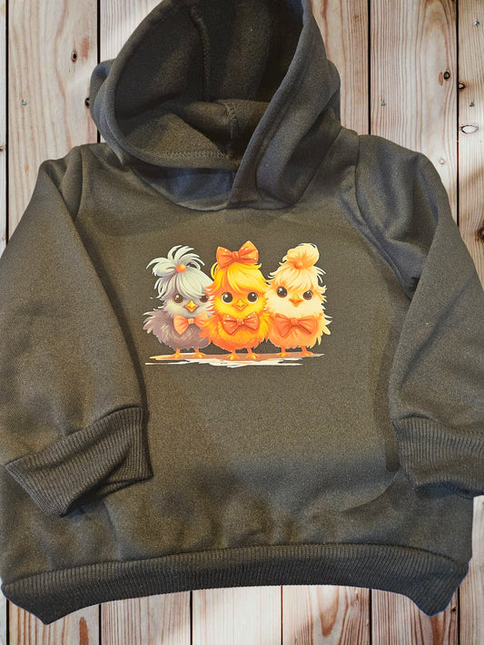 Cute Chick Fleece Hoodie